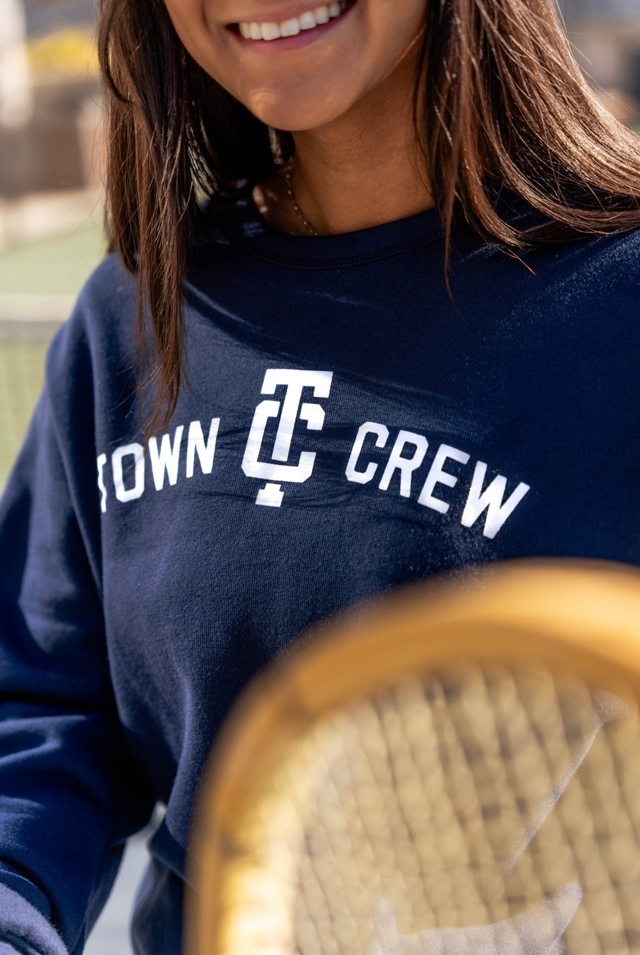 Campus Row Crewneck - Navy